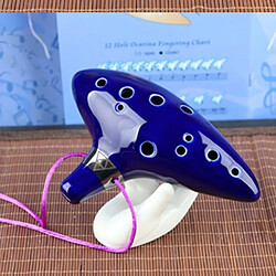 Wewoo Ocarina Alto C 12 trous pour débutants pas cher