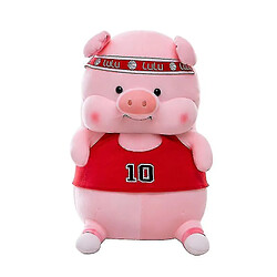 Universal 45 cm jouet en peluche de cochon, enfants mignons et poupées qui dorment dans les cadeaux de Noël | Oreillers en peluche (rouge)