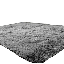 Avis moelleux tapis anti-dérapant shaggy zone tapis chambre tapis de sol gris