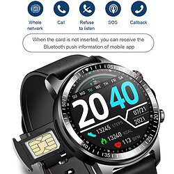 Acheter Yonis Montre Connectée Android 4G 4GB+64GB Ecran 1.39 Pouces GPS Cardio