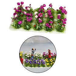 Miniature fleur jardin modèle de bâtiment kits pas cher