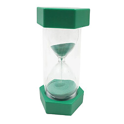 sablier sablier sable horloge minuterie kichen exercice minutage 10min vert