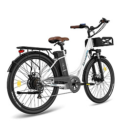 Acheter Vélo électrique FAFREES F26 Lasting - Moteur 250W Batterie 36V20.3Ah Assisted Autonomie 160KM Frein à Disque Mécanique - Blanc