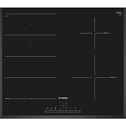 Bosch Serie 6 PXE651FC1E plaque Noir Intégré (placement) Plaque avec zone à induction 4 zone(s)