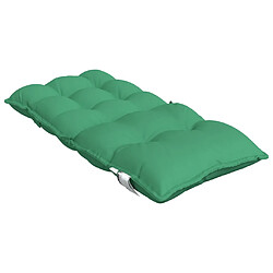 Acheter vidaXL Coussins de chaise à dossier bas lot de 6 vert tissu oxford