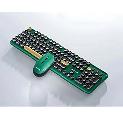 Avis Aula AC306 2in1 2.4G Clavier combo sans fil (EN+RU) avec souris Vert