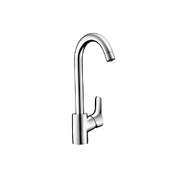 HANSGROHE Robinet mitigeur de cuisine MySport - Sans douchette - Taille L - Chromé