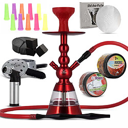 Pack Chicha Altair Khephren Sultan Rouge prêt à l’emploi