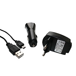 Vhbw Set de 4 accessoires: chargeur, allume cigare, cable USB adapté pour MDA Compact / XDA Mini etc.