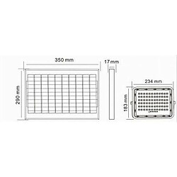 Avis Tradex SOLAIRE SPOT 100 W LUMIÈRE FROIDE 6500K IP65 TÉLÉCOMMANDE S12A-100W