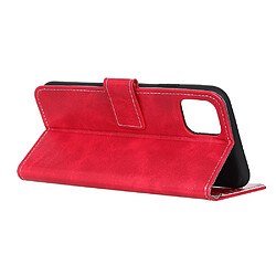 Wewoo Housse Coque Pour Galaxy Note10 Lite / A81 Rétro Crazy Horse Texture en cuir à rabat horizontal avec support et fentes cartes et cadre photo et portefeuille rouge pas cher