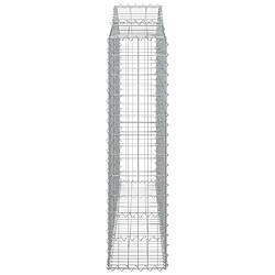 Acheter vidaXL Paniers à gabions arqués 18 pcs 200x30x120/140 cm Fer galvanisé