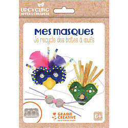 Graines Creatives Kit upcycling boites a oeufs pour jolis masques