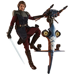 Hot Toys TMS020 - Star Wars : The Clone Wars - Anakin Skywalker And Stap Standard Version