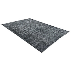 Vidal Tapis de laine 297x178 noir Ultra Vintage