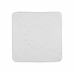 Berilo Tapis de Douche Antidérapant Gris PVC 53 x 52,5 x 1 cm (6 Unités)