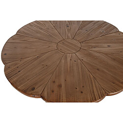 Acheter Pegane Table à manger, table de repas ronde en bois coloris naturel - diamètre 100 x Hauteur 77 cm