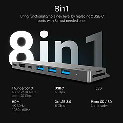 Station/réplicateur Green Cell Connect60 Thunderbolt 3 (AK75)