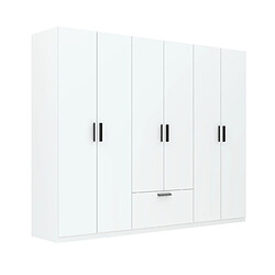 Abiks Meble Armoire Zivo 6D1S avec portes battantes