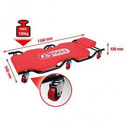 KS TOOLS 500.8003. Chariot de visite charge max 180Kg