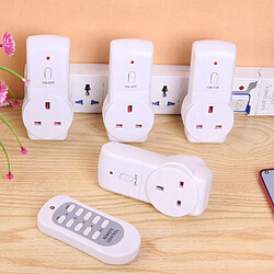 GUPBOO Télécommande Universelle de Rechange 4 pcs UK Plug couleurs classiques et couleur simple et durable