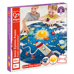 Hape Puzzle 102 pieces Systeme solaire