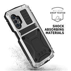 Coque en TPU Antichoc Antipoussière avec béquille argent pour votre Samsung Galaxy A32 5G