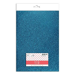 TOGA Flex thermocollant à paillettes - Bleu vif - 30 x 21 cm