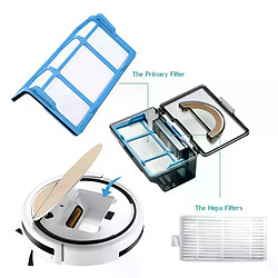 Acheter Aspirateur Robot de remplacement ILIFE V3 V3S V5 V5S V5S Pro, 1 filtre primaire + 3 filtres + 6 brosses latérales