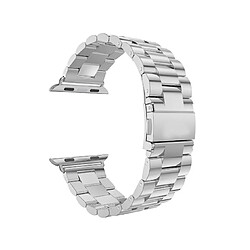 YP Select Bracelet de montre, bracelet de montre-bracelet de remplacement en acier inoxydable pour montre Apple Watch série 4 Argenté 40mm