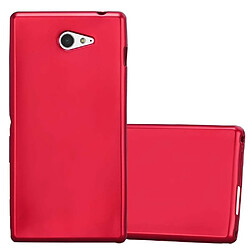 Cadorabo Coque Sony Xperia M2 / M2 AQUA Etui en Rouge