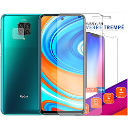 Verre trempé pour Xiaomi Redmi Note 9 Pro + Verre Trempé Camera Arrière Protecteur- Film Protection en Verre Trempé - Visiodirect -