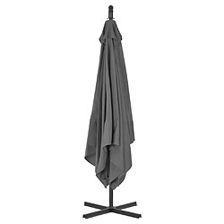 Avis Maison Chic Parasol Jardin | Parasol en porte-à-feux avec mat en acier 250x250 cm Anthracite - GKD15623