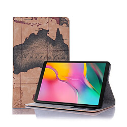 Wewoo Housse Coque Étui en cuir à rabat horizontal avec porte-cartes et pour Galaxy Tab A 8.0 2019 Noir + Orange