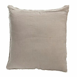 Paris Prix Coussin Déco Carré Faded 45x45cm Marron Clair