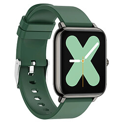 Chrono Montre Connectée Femmes Homme Etanche IP67, Sport GPS Cardio Fitness Tracker d'Activité Podometre Calories pour Android IOS-Vert