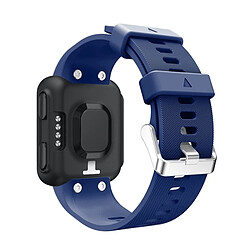 Wewoo Bracelet pour montre connectée Dragonne Sport en silicone Garmin Foreruuner 35 Bleu Aqua