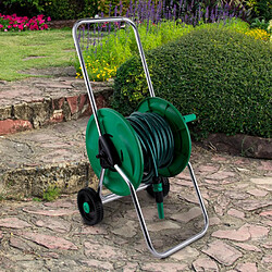 Stark Chariot à enrouleur de tuyau avec enrouleur de 20 m pour l'irrigation du jardin Tubulus