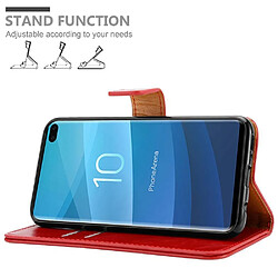 Cadorabo Coque Samsung Galaxy S10 PLUS Etui en Rouge