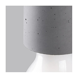 Luminaire Center Suspension Neso PVC,Béton Noir pas cher