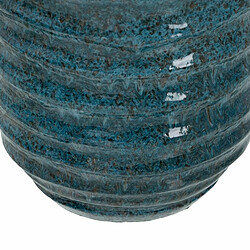 BigBuy Home Vase Bleu Céramique 16 x 16 x 40 cm pas cher