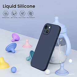 Coque Silicone Bleu Nuit Pour iPhone 14 Plus Little Boutik®