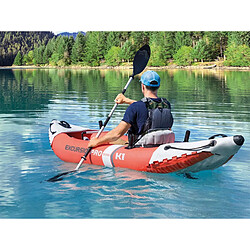 Acheter Kit canoë gonflable 1 place Excursion Pro K1 avec rames et gonfleur - Intex