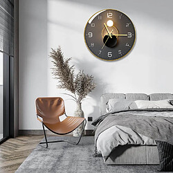 Horloge murale montre de mur de mur en plastique décoratif