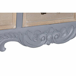 Console DKD Home Decor Gris Naturel Bois de paulownia Bois MDF 109.5 x 39 x 78.5 cm 109,5 x 39 x 78,5 cm pas cher