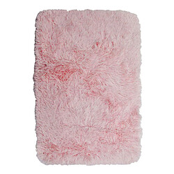 Thedecofactory NEO YOGA - Tapis lavable à base fine et souple extra doux rose 60x90