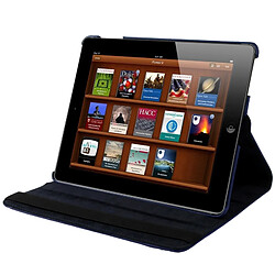 Avis Wewoo Smart Cover Housse Étui en cuir rotatif à 360 degrés avec fonction veille / réveil et support pour nouvel iPad (iPad 3), bleu saphir