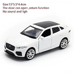 Universal 1: 32 Jaguar F Rhythm SUV Alliage Car Toy (blanc)