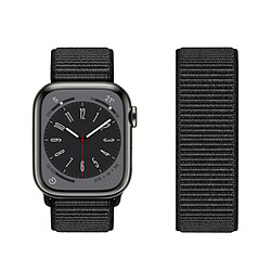 Kit 2x Bracelet Nylonsense Phonecare Pour Apple Watch Series 8 - 45mm - Noir / Rouge