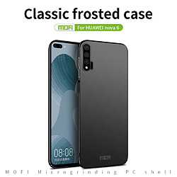 Wewoo Coque Pour Huawei Nova 6 Frosted PC Étui rigide ultra-mince bleu